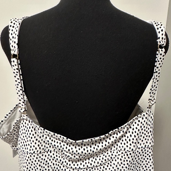 *FRESHWATER* Plus White x Black Underwire Swim Top Size 3X NWT - Picture 5 of 9